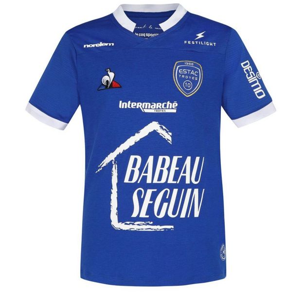 Le coq sportif ESTAC Troyes Match Home 20/21 Junior Foto 1