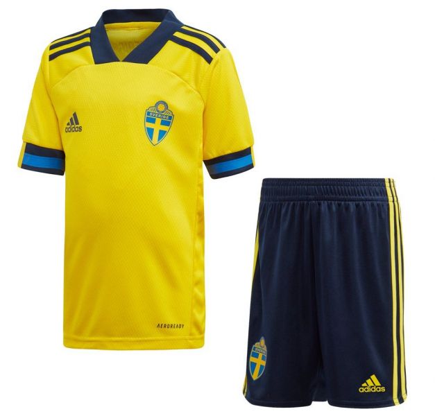 Adidas Sweden Home Mini Kit 2020 Foto 1