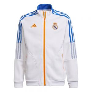 Equipación de fútbol Adidas Real madrid 21/22 anthem chaqueta júnior