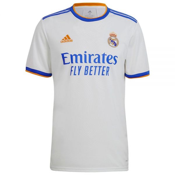 Camiseta Real Madrid 22/23 1ª Equipacion Adidas Junior Blanca