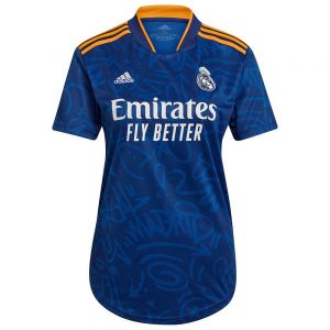 Equipación de fútbol Adidas  camiseta manga corta real madrid 21/22 segunda equipación mujer