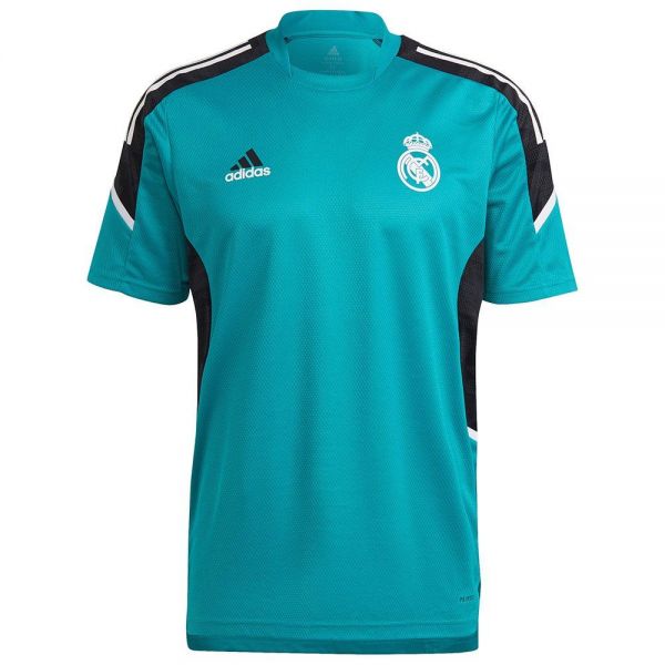 adidas Camiseta Manga Corta Real Madrid 21/22 Tercera Equipación Azul