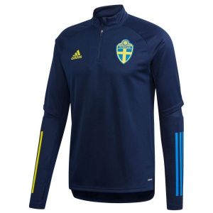 Equipación de fútbol Adidas  Camiseta Suecia Entrenamiento 2020