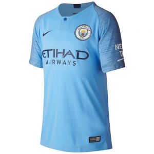 Equipación de fútbol Nike  Camiseta Manchester City FC Primera Equipación Breathe Stadium 18/19 Júnior